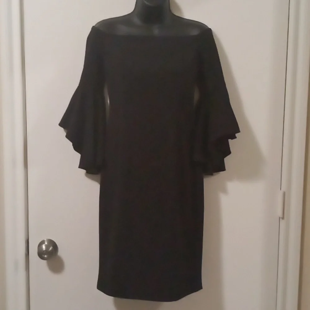 Calvin Klein off the shoulder Cocktail Dress , Two Colors Available - Picture 5 of 10